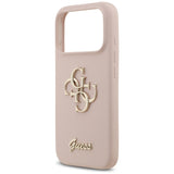 Guess Silicone Big 4G Script Case for iPhone 17 Pro - Pink