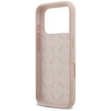 Guess Silicone Big 4G Script Case for iPhone 17 Pro - Pink