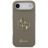 Guess Silicone Big 4G Script Case til iPhone Air - Brown