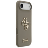 Guess Silicone Big 4G Script Case til iPhone Air - Brown