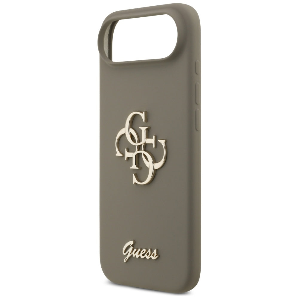 Guess Silicone Big 4G Script Case til iPhone Air - Brown