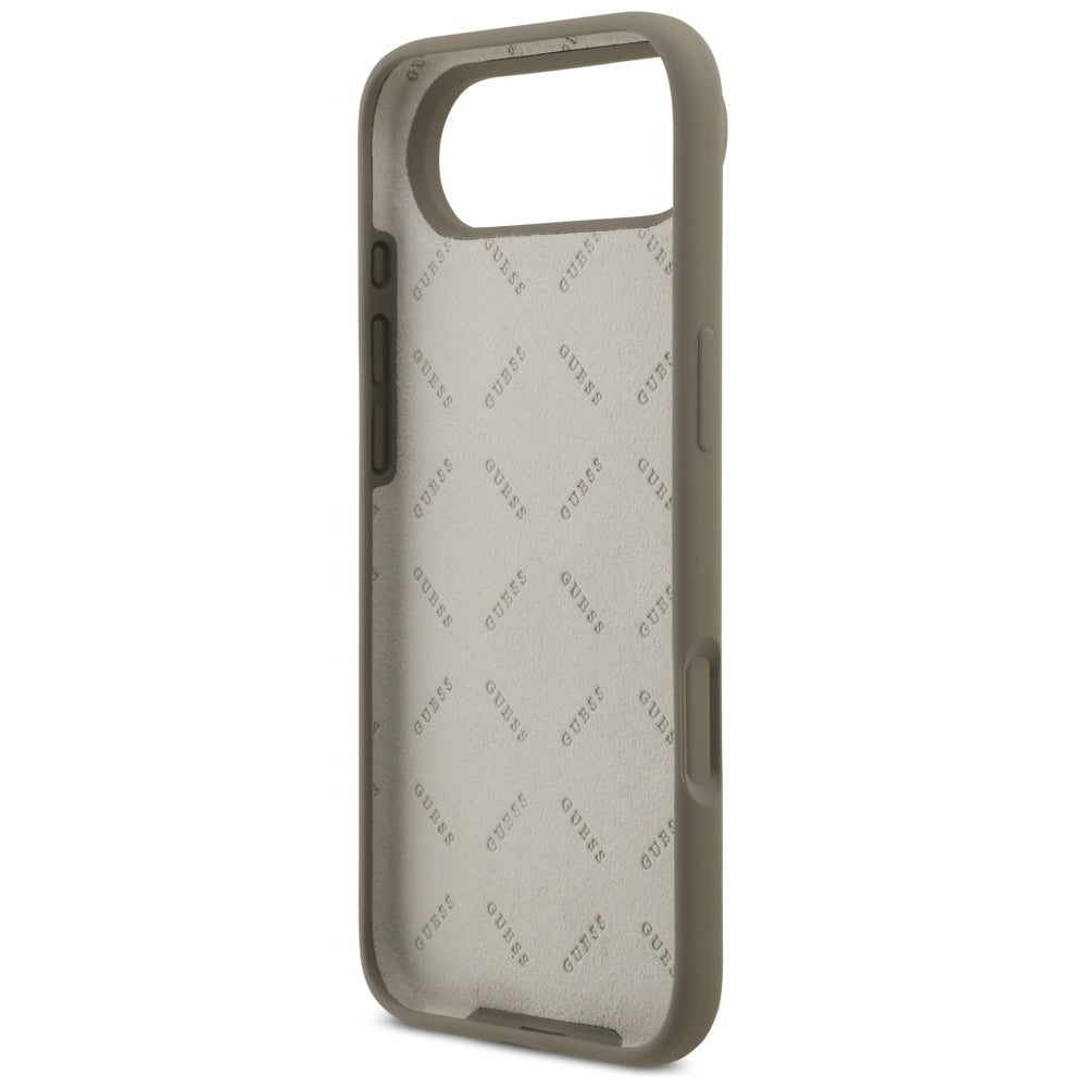 Guess Silicone Big 4G Script Case til iPhone Air - Brown