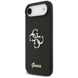 Guess Silicone Big 4G Script Case til iPhone Air - sort