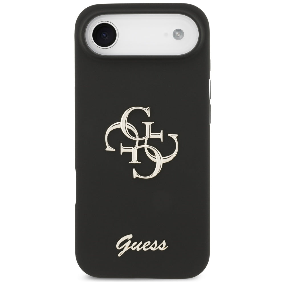 Guess Silicone Big 4G Script Case til iPhone Air - sort