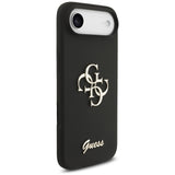 Guess Silicone Big 4G Script Case til iPhone Air - sort
