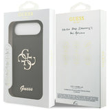 Guess Silicone Big 4G Script Case til iPhone Air - sort