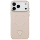 Guess Triangle Logo MagSafe Case til iPhone 17 Pro Max - Pink