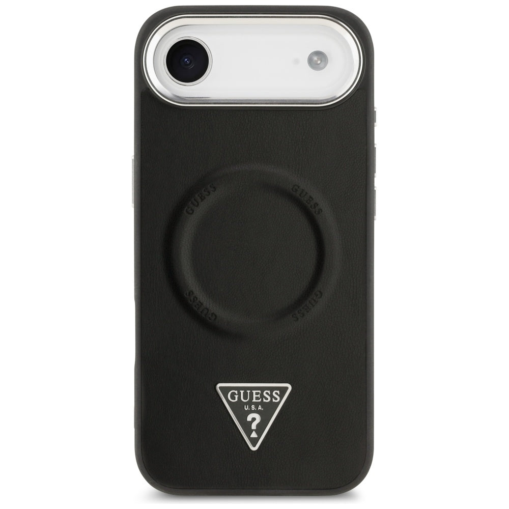 Guess Triangle Logo MagSafe Case for iPhone Air - Black