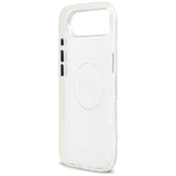 Karl Lagerfeld IML Glitter Karl&Choupette Heads Logo MagSafe Case for iPhone Air - Gray