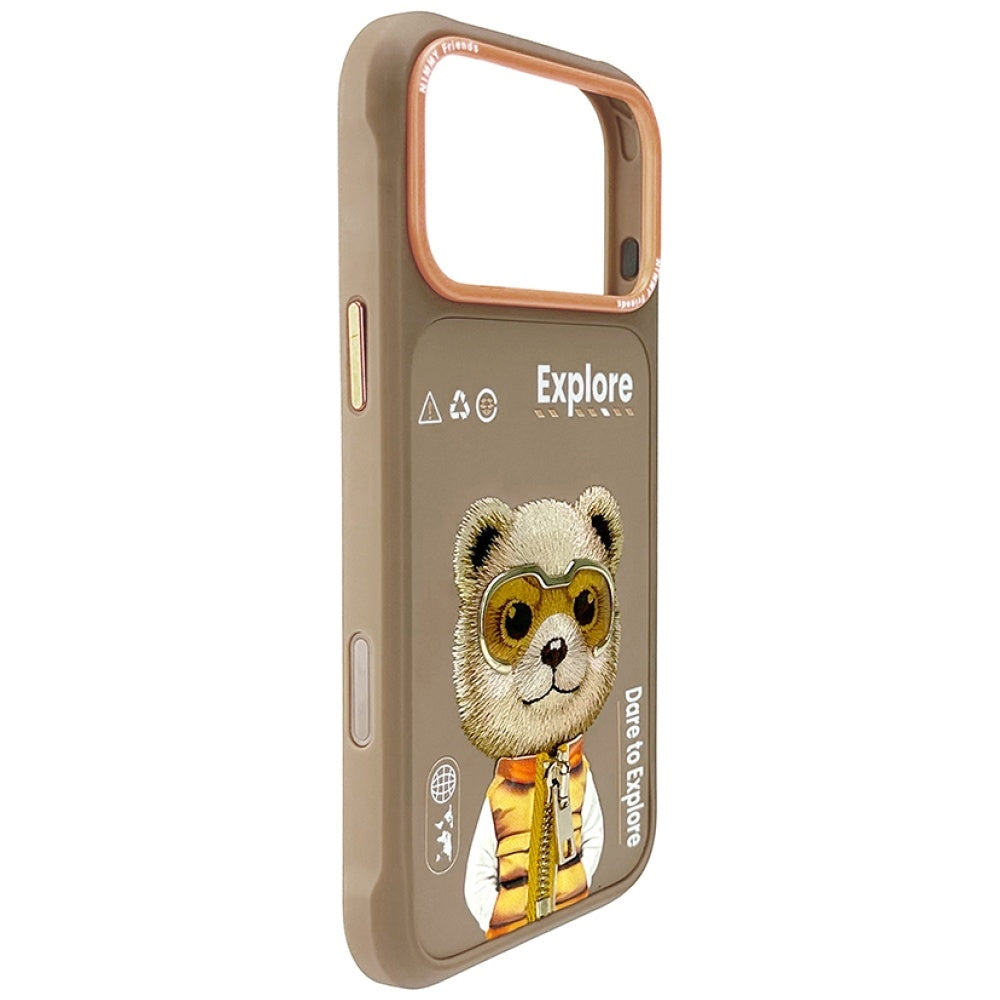 Nimmy Cool&Cute 2.0 Bear Case til iPhone 17 Pro Max - Beige