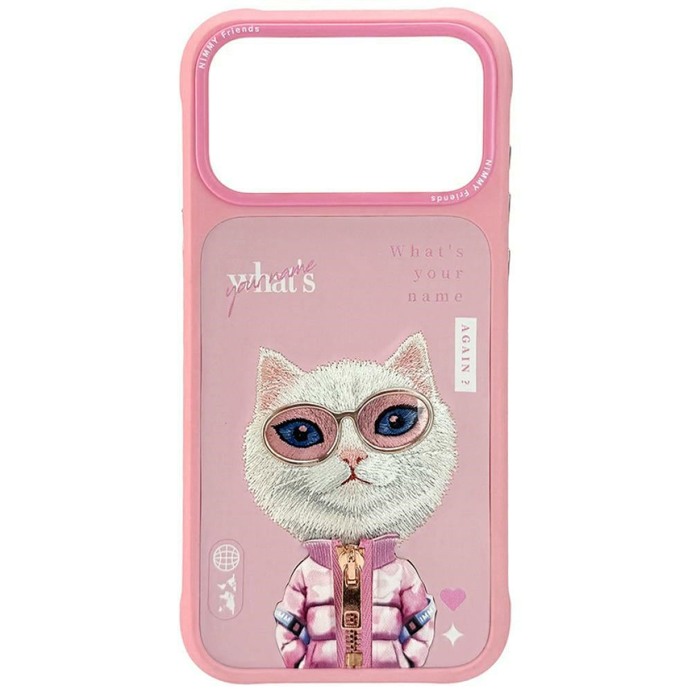 Nimmy Cool&Cute 2.0 Cat Case for iPhone 17 Pro Max - Pink