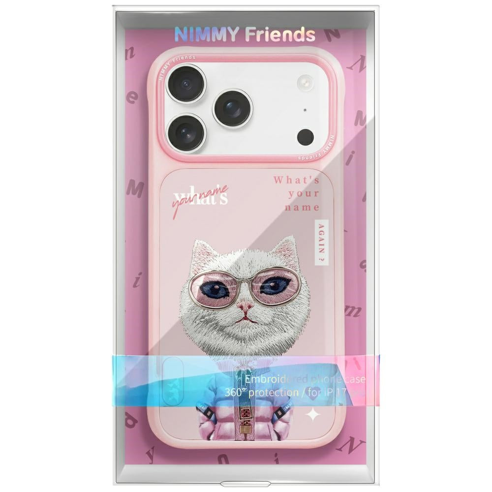 Nimmy Cool&Cute 2.0 Cat Case for iPhone 17 Pro - Pink