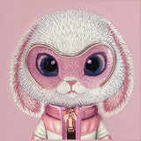 Nimmy Cool&Cute 2.0 Rabbit-hylster til iPhone 17 Pro Max - pink