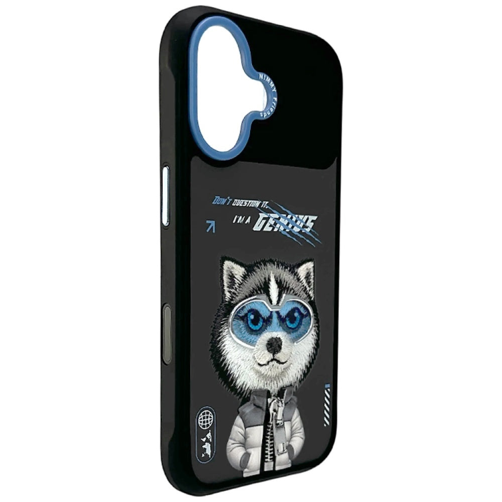 Nimmy Cool&Cute 2.0 Wolf Case for iPhone 17 - Black