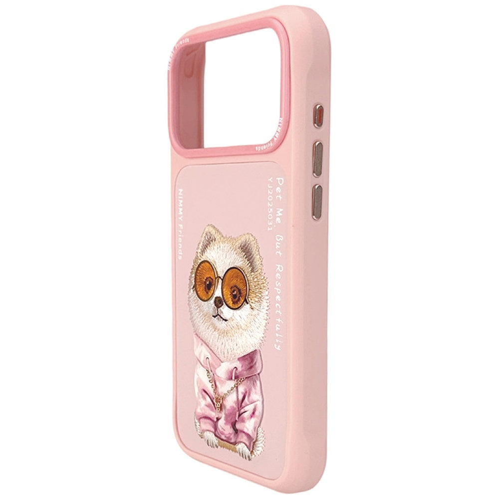 Nimmy Glasses Cool nag case for iPhone 17 Pro Max - pink