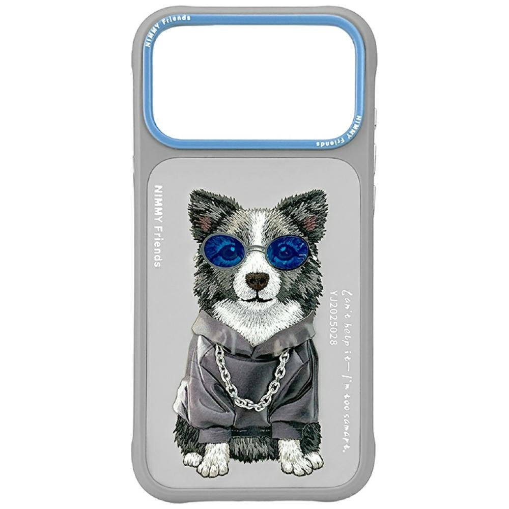 Nimmy Glasses Cool nag case for iPhone 17 Pro - gray