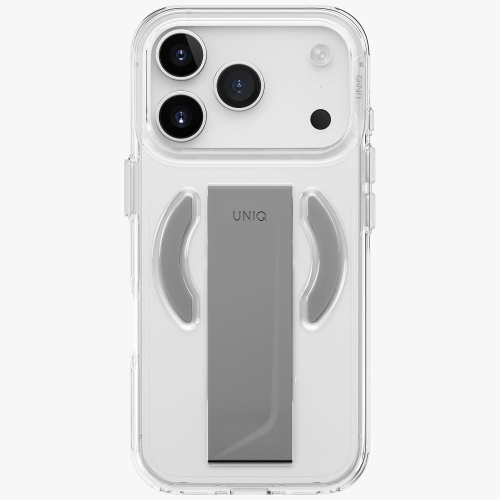 Uniq Heldro Air Case til iPhone 17 Pro Magclick opladning - gennemsigtig