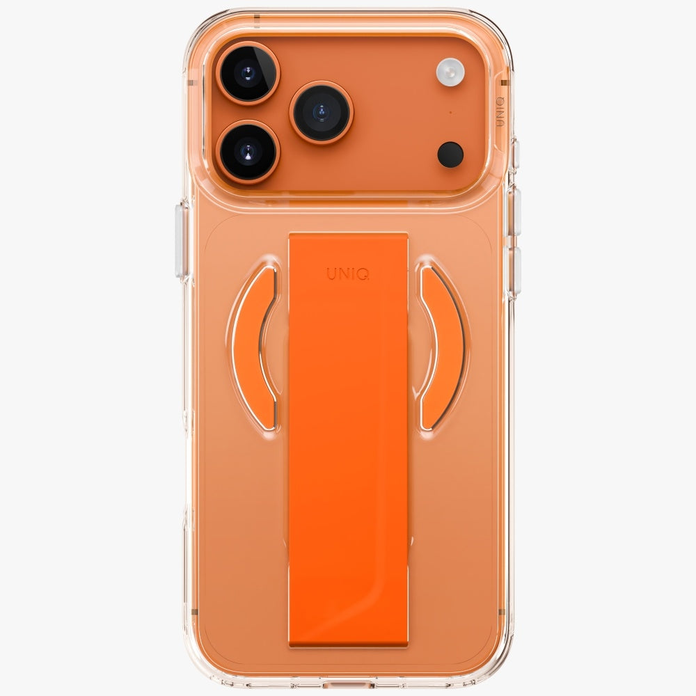 Uniq Heldro Air Case til iPhone 17 Pro Max Magclick opladning - Orange
