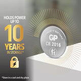 Knapcellebatteri CR2016 Litium 1-Pak