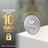 Knapcellebatteri CR2032 Litium 2-Pak