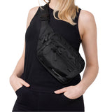 Wozinsky WSB-W1 unisex skuldertaske med justerbar rem, vandtæt - sort