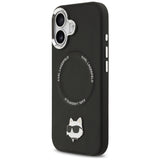 Karl Lagerfeld Choupette Pin MagSafe Case til iPhone 17 - sort