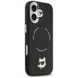Karl Lagerfeld Choupette Pin MagSafe Case til iPhone 17 - sort