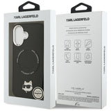 Karl Lagerfeld Choupette Pin MagSafe Case til iPhone 17 - sort