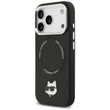 Karl Lagerfeld Choupette Pin MagSafe Case til iPhone 17 Pro - sort