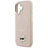 Karl Lagerfeld Choupette Pin MagSafe Case til iPhone 17 - Pink
