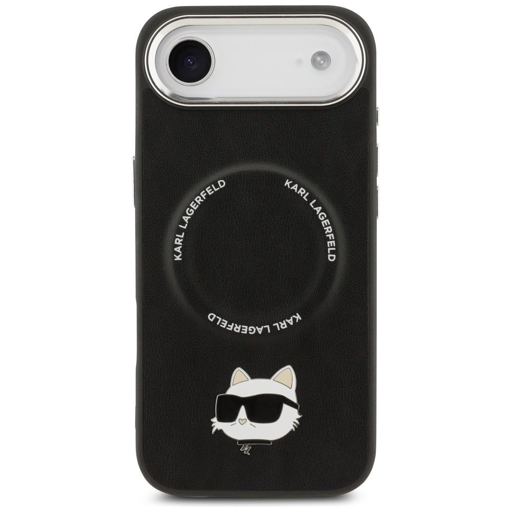 Karl Lagerfeld Choupette Pin MagSafe Case til iPhone Air Black
