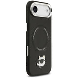 Karl Lagerfeld Choupette Pin MagSafe Case til iPhone Air Black