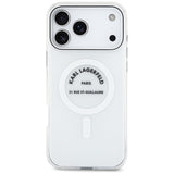 Karl Lagerfeld IML Karl RSG Logo MagSafe Case til iPhone 17 Pro Max - gennemsigtigt