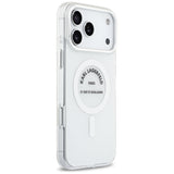 Karl Lagerfeld IML Karl RSG Logo MagSafe Case til iPhone 17 Pro Max - gennemsigtigt