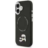 Karl Lagerfeld Karl & Choupette Pins MagSafe Case til iPhone 17 - sort