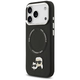 Karl Lagerfeld Karl & Choupette Pins MagSafe Case til iPhone 17 Pro - sort