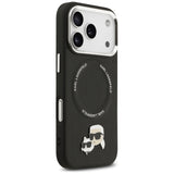 Karl Lagerfeld Karl & Choupette Pins MagSafe Case til iPhone 17 Pro - sort