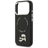 Karl Lagerfeld Karl & Choupette Pins MagSafe Case til iPhone 17 Pro - sort
