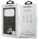 Karl Lagerfeld Karl & Choupette Pins MagSafe Case til iPhone 17 Pro - sort