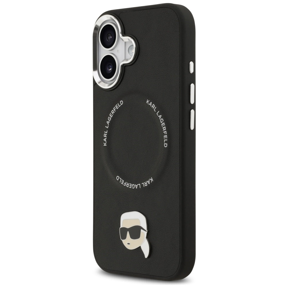 Karl Lagerfeld Karl Pin MagSafe Case til iPhone 17 - sort