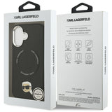 Karl Lagerfeld Karl Pin MagSafe Case til iPhone 17 - sort