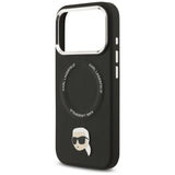Karl Lagerfeld Karl Pin MagSafe Case til iPhone 17 Pro - sort