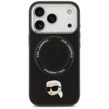 Karl Lagerfeld Karl Pin MagSafe Case til iPhone 17 Pro Max - sort