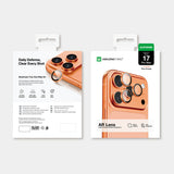 AmazingThing Lens Glass til iPhone 17 Pro / Pro Max - med orange ramme