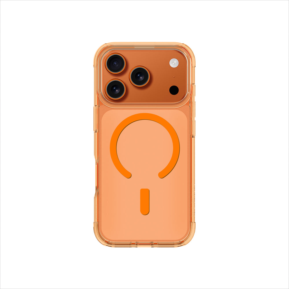 AmazingThing Minimal Mag Drop Proof Case 3 Lens iPhone 17 Pro Titan Orange