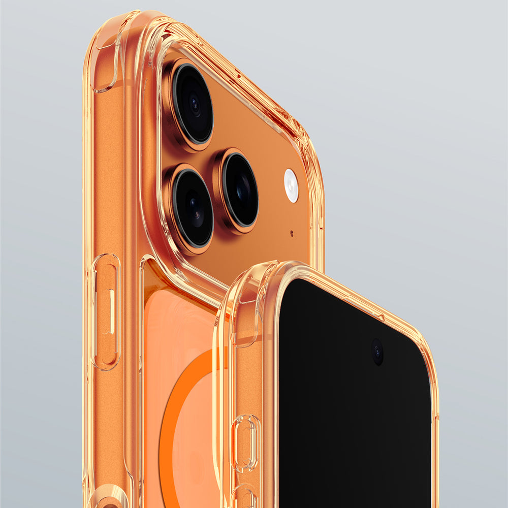 AmazingThing Minimal Mag Drop Proof Case 3 Lens iPhone 17 Pro Titan Orange