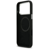 Mercedes Silicone Vintage Logo MagSafe Case for iPhone 17 Pro Max - Black