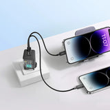 Baseus GaN5 Pro 40W 2xUSB-C Wall Charger - sort