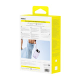 Baseus EnerFill FC31 20000mAh 45W Power Bank med display med USB-C og Lightning Kabler - Purple