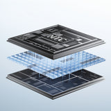 Baseus EnerFill FC31 20000mAh 45W Power Bank med display med USB-C og Lightning Kabler - Purple